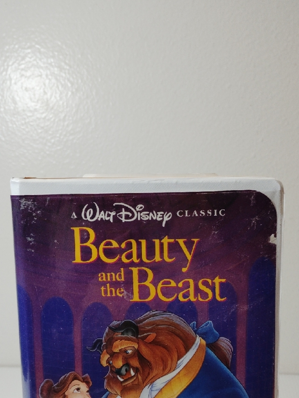Walt Disney Beauty and the Beast VHS Cover - Purple & Gold Artwork Black Diamond - Picture 2 of 10